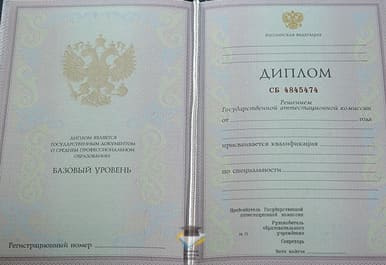 Диплом Колледжа менеджмента 2003-2006 годов